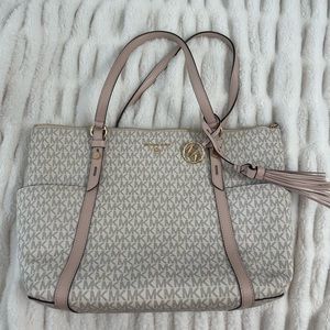 Michael Kors Sullivan Large Logo Top-Zip Tote Bag